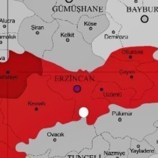 Erzincan Kemah'ta 4,9 büyüklüğünde deprem
