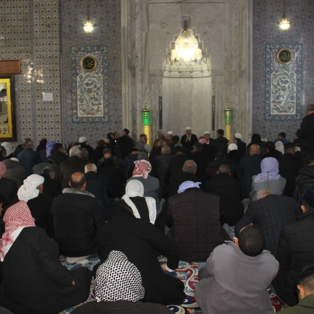 Şanlıurfa'da 6 Şubat depremlerinde hayatını kaybedenler için mevlit okutuld...