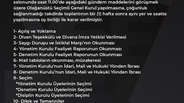 Zecorner Kayserispor'da kongre tarihi belli oldu