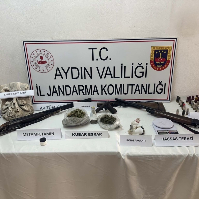 Aydın'da narkotik operasyonu