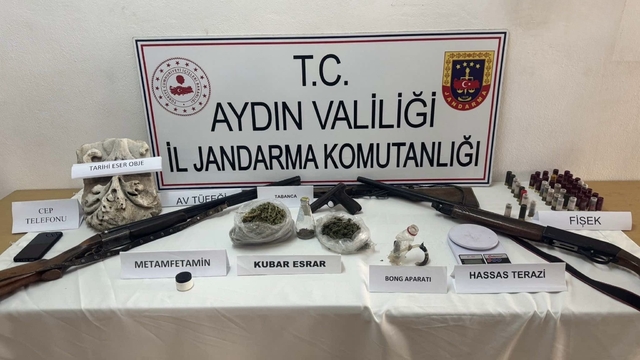 Aydın'da narkotik operasyonu