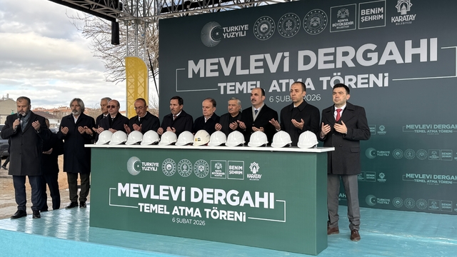 Konya'da Mevlevi Dergahı'nın temeli atıldı
