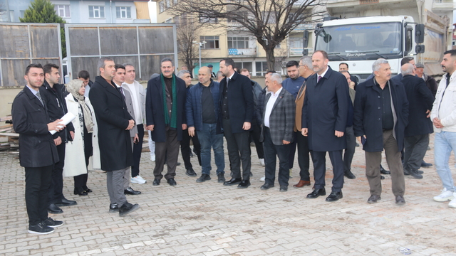 AK Parti Amasya Milletvekili İpek, Taşova'da incelemede bulundu