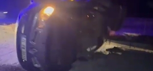 Sarıkamış'ta trafik kazası: 2 yaralı