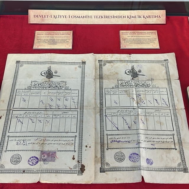 Bayburt'ta 150 yıllık nüfus arşivi sergilendi