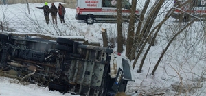 Muş'ta işçi servisi şarampole yuvarlandı: 6 yaralı