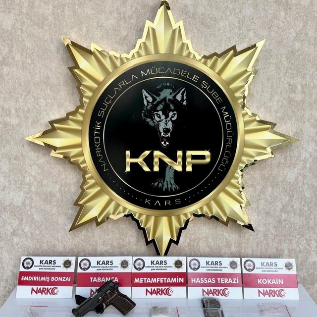 Kars'ta aparta uyuşturucu operasyonu