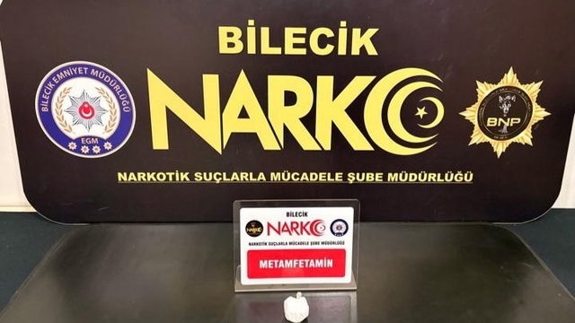 Bilecik'te narkotik operasyonunda metamfetamin ele geçirildi