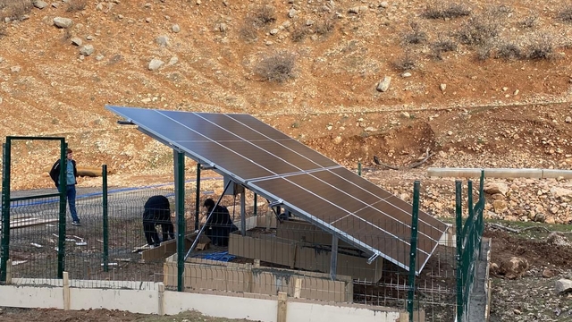 Batman'da hayvanların su ihtiyacı güneş enerjisiyle karşılandı