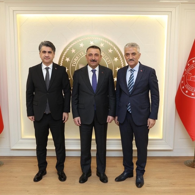 Bolu ve Zonguldak Valileri Düzce'de