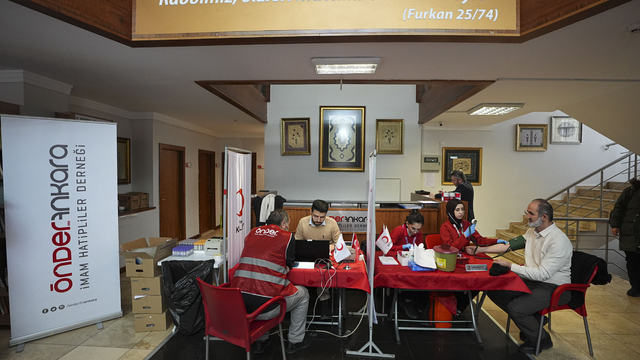 ÖNDER İmam Hatipliler Derneği Ankara Temsilciliğinden kan bağışı kampanyası
