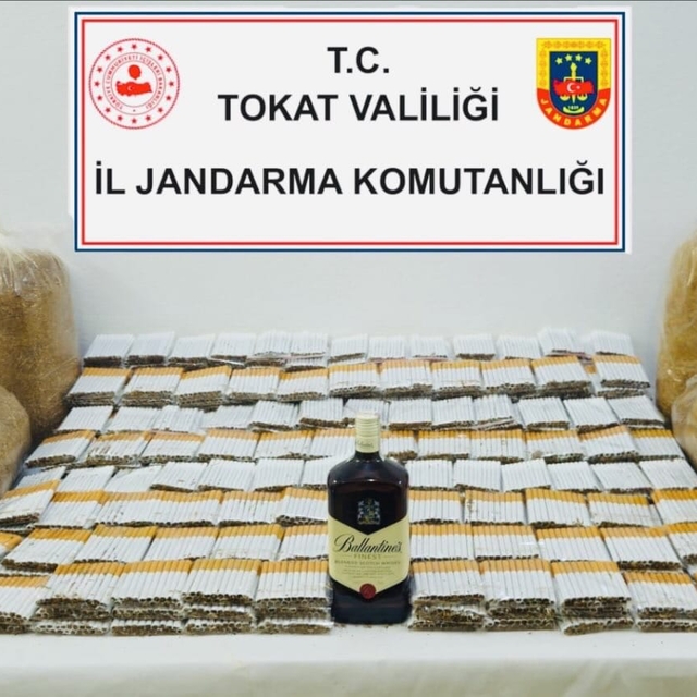 Tokat'ta 71 bin 300 makaron ele geçirildi