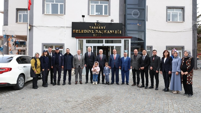 Konya Valisi Akın Taşkent ilçesine ziyarette bulundu