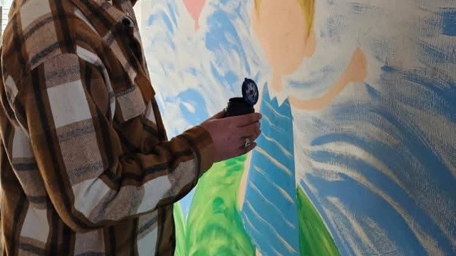 Besni'de öğretmenler okulu sanat galerisine dönüştürdü