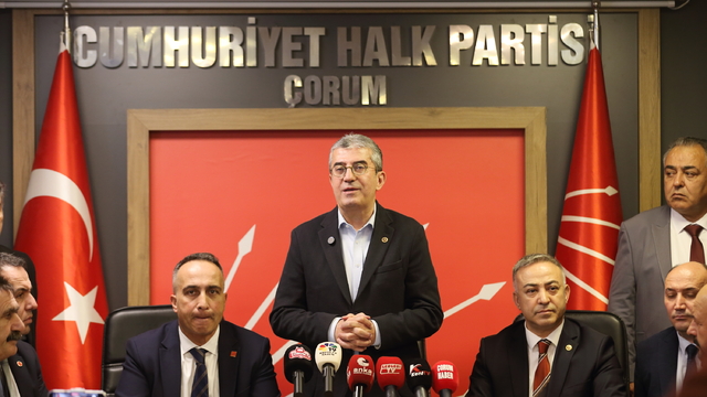 CHP Grup Başkanvekili Günaydın, Çorum'da konuştu: