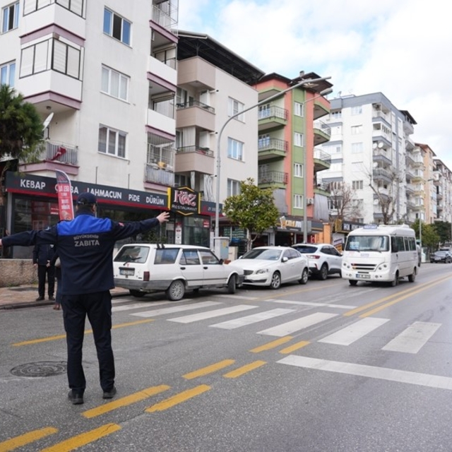 Denizli zabıtasından şehir içi minibüslere denetim