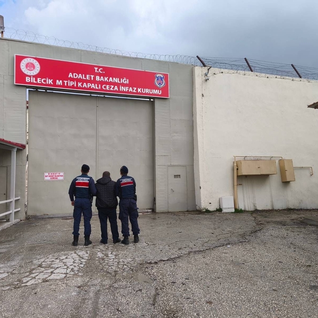 Bilecik'te 4 yıl 2 ay hapis cezası bulunan şahıs yakalandı