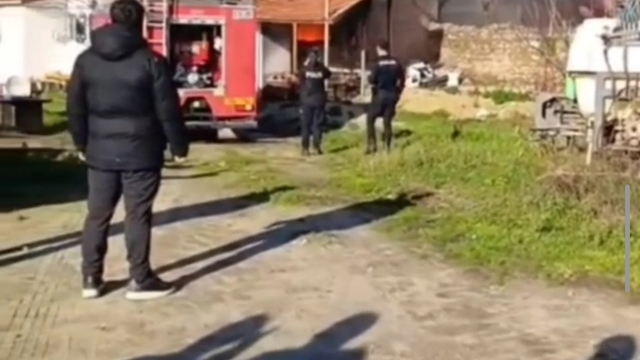 İpsala'da tek katlı evde çıkan yangın korkuttu