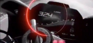 Otobanda 324 Km hıza ulaşan motosikletli ölüme meydan okudu