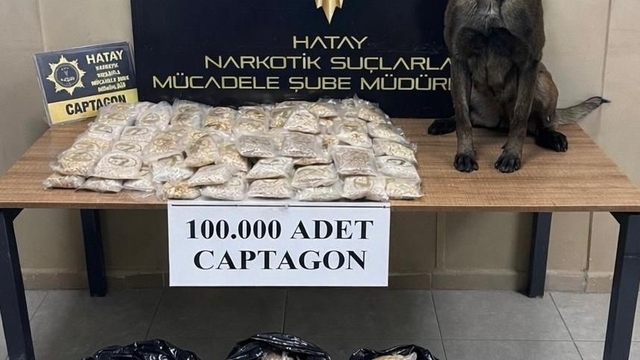 Zeytinyağı tenekelerinden 100 bin uyuşturucu hap çıktı