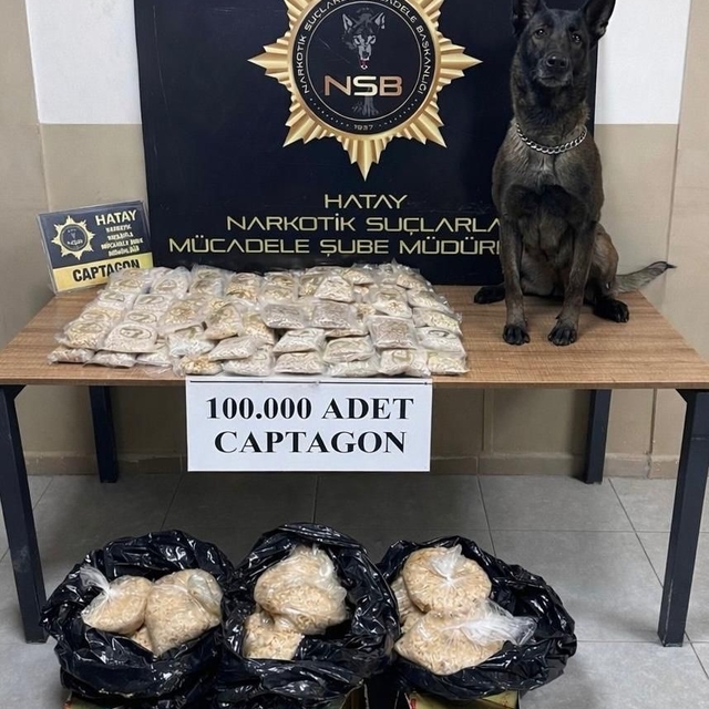 Zeytinyağı tenekelerinden 100 bin uyuşturucu hap çıktı