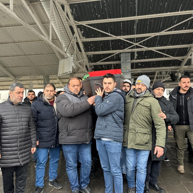 Almanya'da öldürülen tren görevlisi Serkan Çalar Gaziantep'te defnedildi