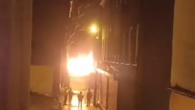 Bursa'da depo yangını, korku dolu anlar yaşattı