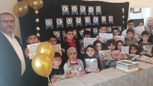 Söke'de Kur'an Kursu öğrencileri için Kur'an'a geçiş merasimi düzenlendi