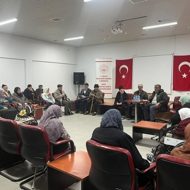 Bilecik'te huzurevinde mevlit programı düzenlendi