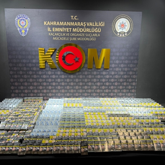 Kahramanmaraş'ta narkotik ve kaçakçılık operasyonu: 1 tutuklama