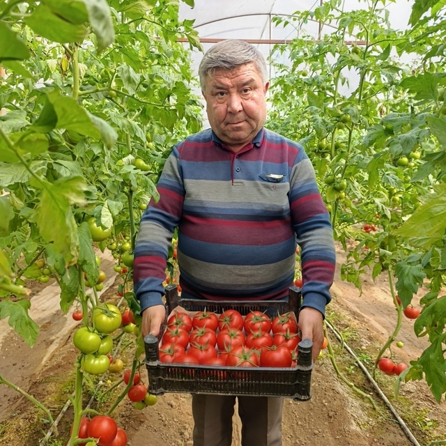 Simav'da yetişen 'coğrafi işaretli' Eynal domatesi pazarlarda ilgi görüyor