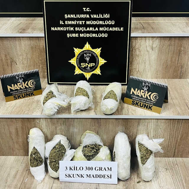 Şanlıurfa'da uyuşturucu operasyonu: 1 tutuklama