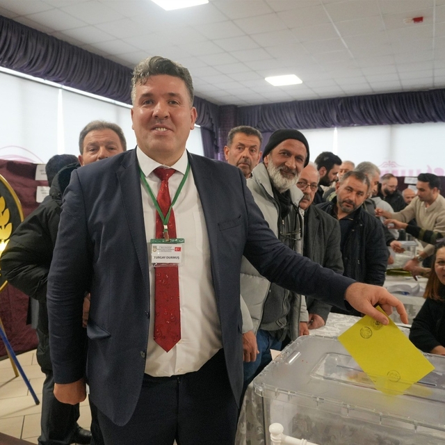 Esnaf odasından Turgay Durmuş'a güvenoyu