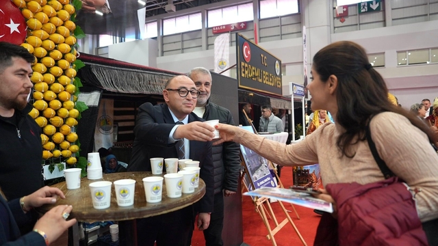 Erdemli, EMITT Fuarı'nda ziyaretçilerin ilgi odağı oldu
