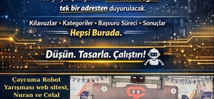 Robot yarışmasının resmi web sitesi yayında