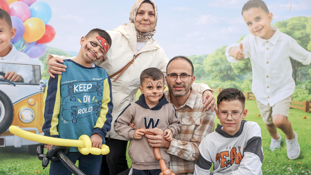 Konya'da DMD hastası Ali Hamza için gökyüzüne balonlar bırakıldı