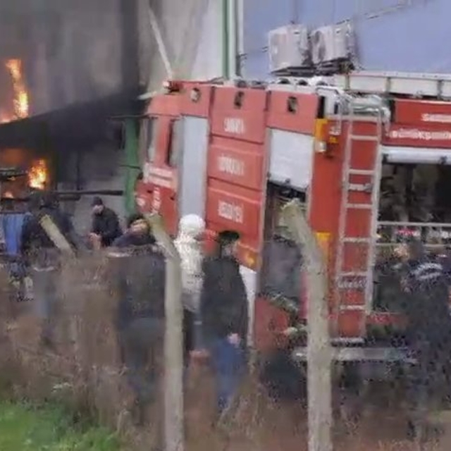 Soğuk hava deposunda çıkan yangın söndürüldü
