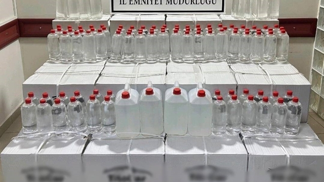 Sinop'ta 1080 litre etil alkol ele geçirildi: 1 gözaltı