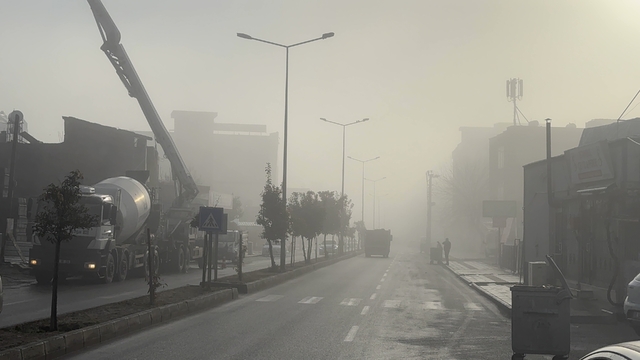 Adıyaman'da sis etkili oldu