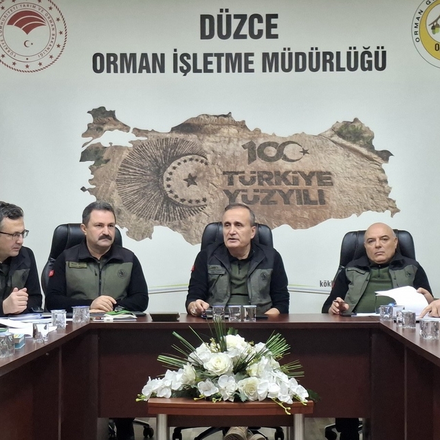 Düzce'de ormanlarla ilgili çalışmalar değerlendirildi