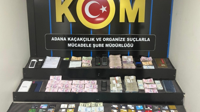Adana'da tefecilik operasyonunda 5 şüpheli yakalandı