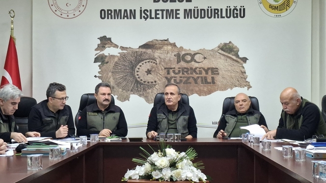 Düzce'de ormanlarla ilgili çalışmalar değerlendirildi