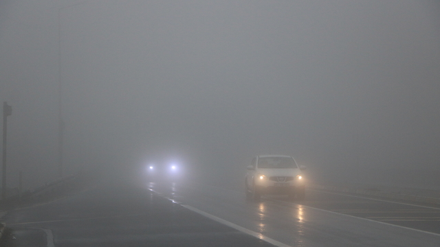 Bolu Dağı'nda yoğun sis