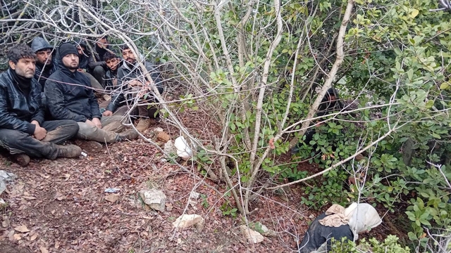 Hatay'da yurda yasa dışı yollarla girmeye çalışan 30 yabancı uyruklu yakalandı