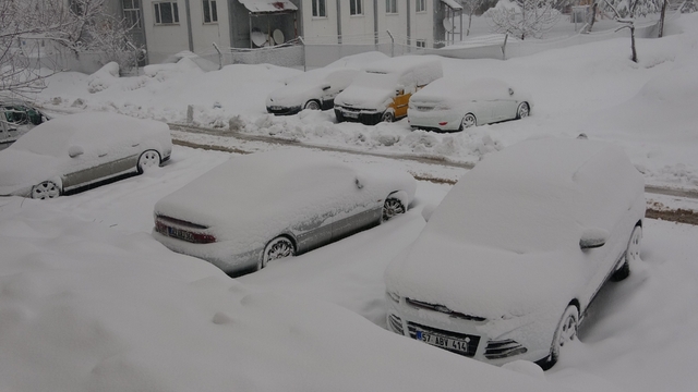 Bitlis'te 165 köy yolu kardan kapandı