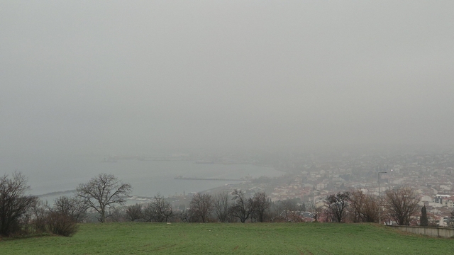 Tekirdağ'da sis etkili oluyor