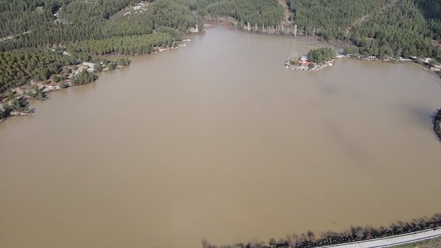 Muğla'daki Ula Göleti'nin su seviyesi son yağışlarla eski günlerine döndü