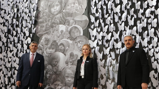 Erzurum'da 'Beyaz kelebekler cennete uçtu' sergisi