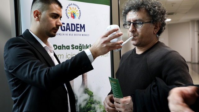 Belediye personeline karbonmonoksit ölçümü