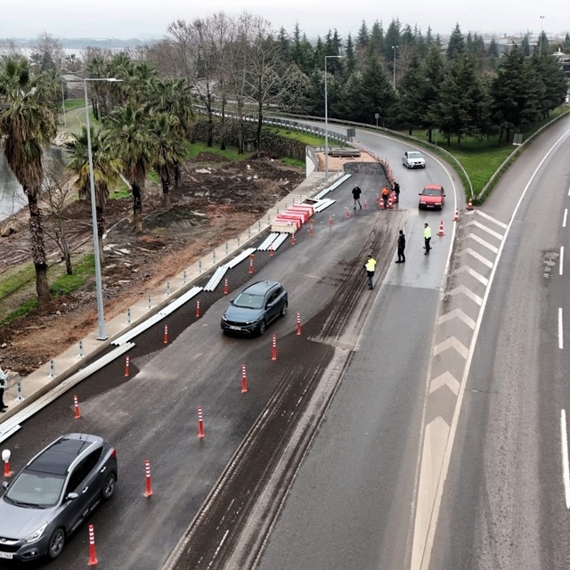Başiskele Koridor Projesi'nin kuzey yan yolu trafiğe açıldı